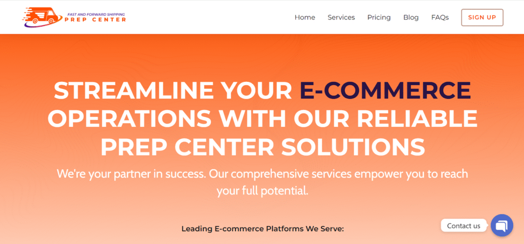 Fast and Forward Prep Center