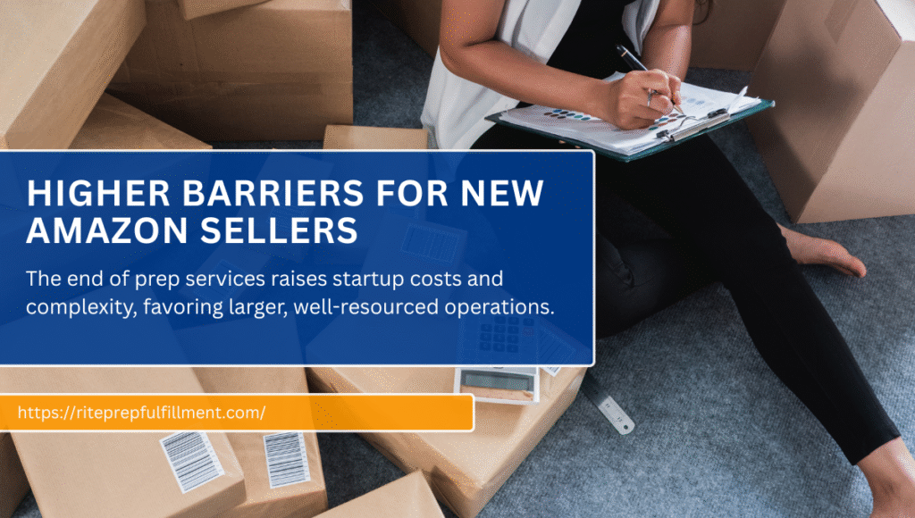 Higher Barriers for New Amazon Sellers