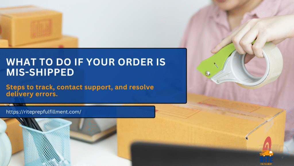 What to do if your order is mis-shipped