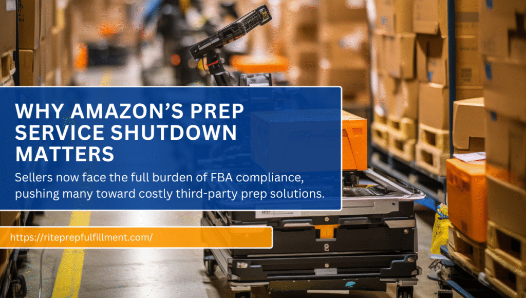 Why Amazon's Prep Service Shutdown Matters